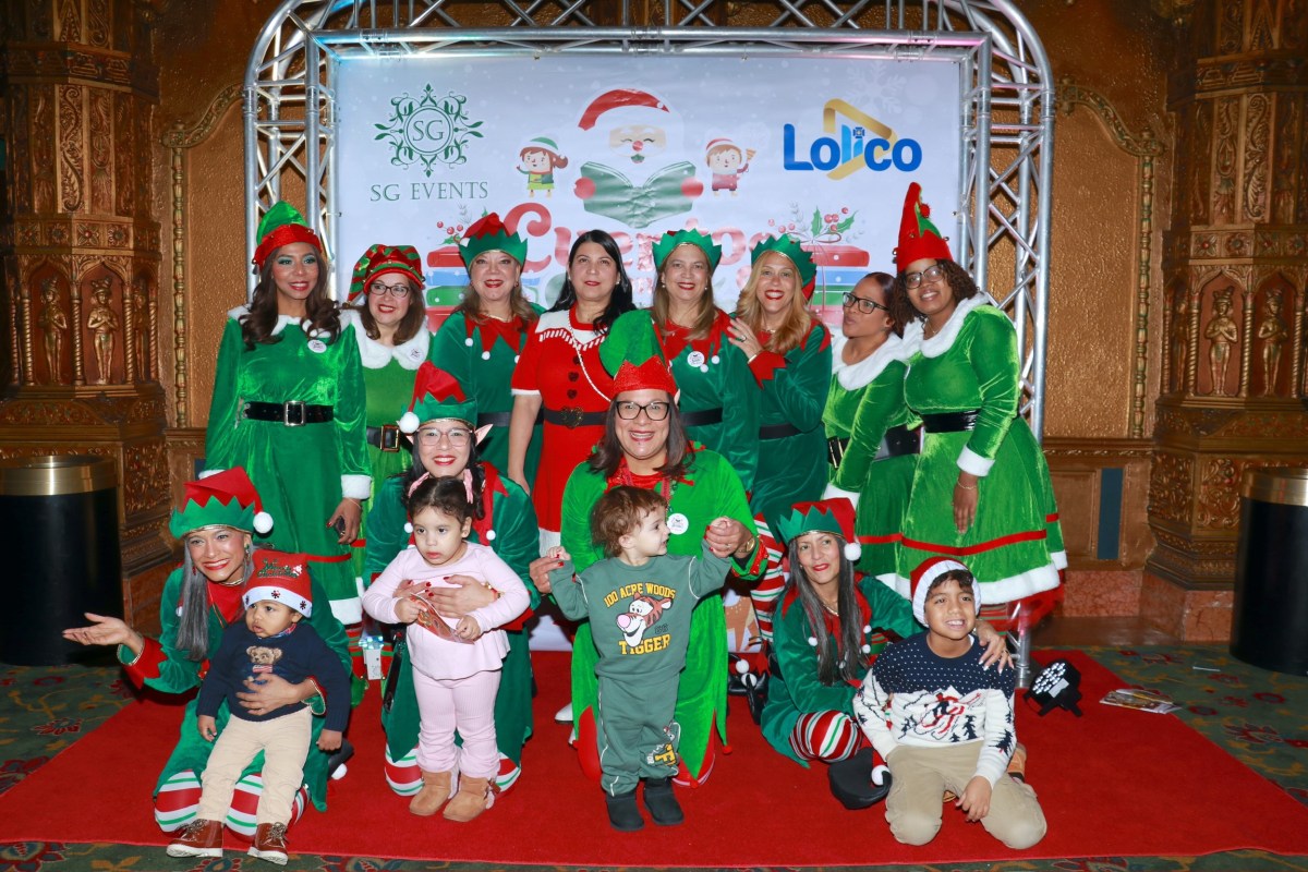 Las Duendes de Santa, voluntarias del evento